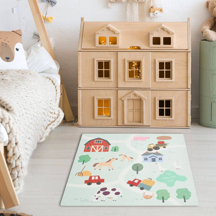 Puzzle mat farm