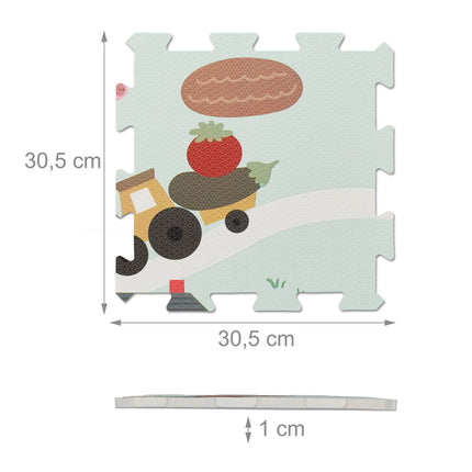 Puzzle mat farm