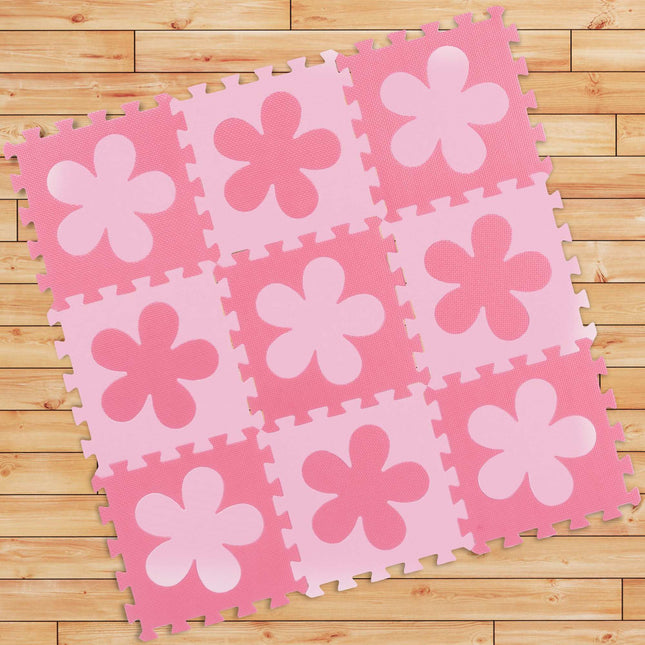 Puzzlematte Blumenmuster
