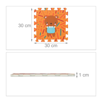 Tapis puzzle pour animaux