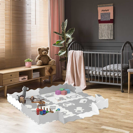Tapis de puzzle avec symboles