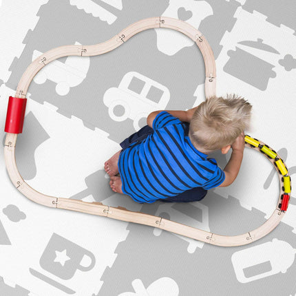 Tapis de puzzle avec symboles