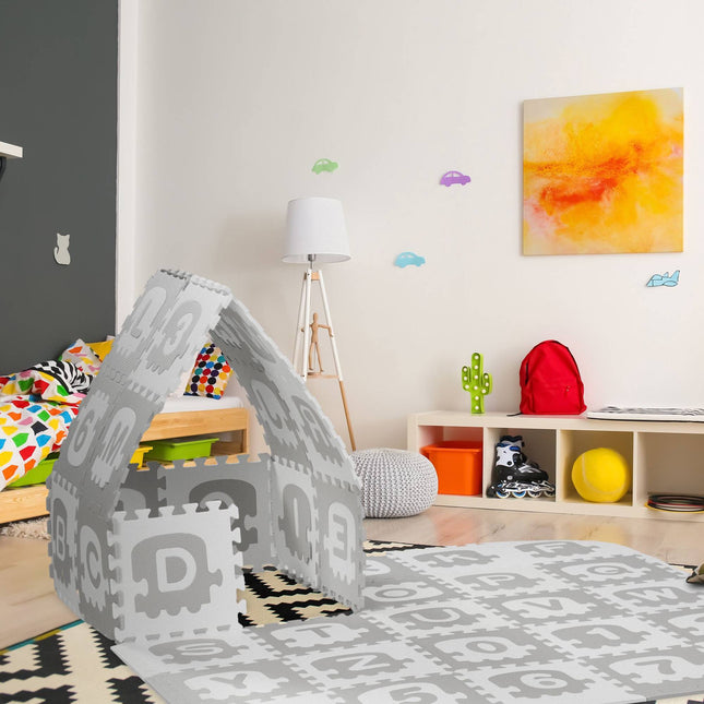 Puzzlematte mit ABC und Zahlen