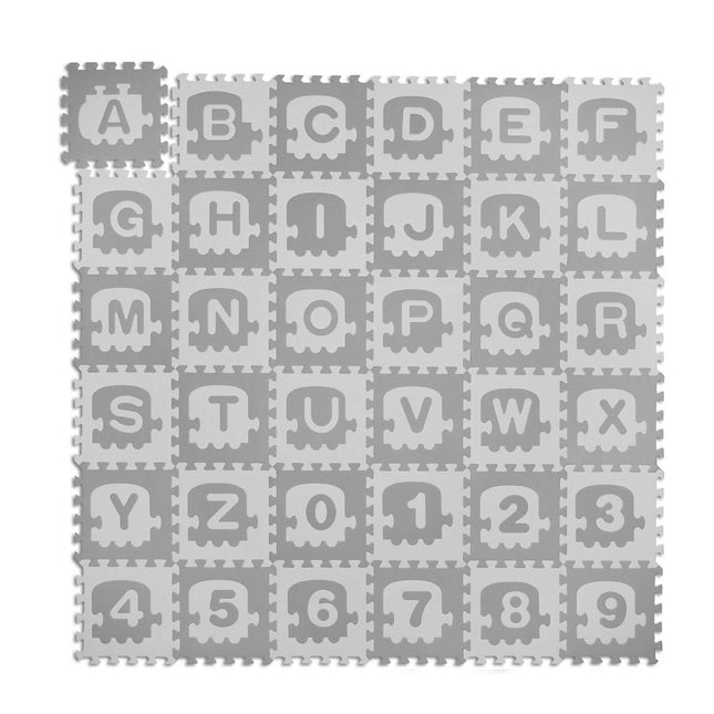 Puzzlematte mit ABC und Zahlen