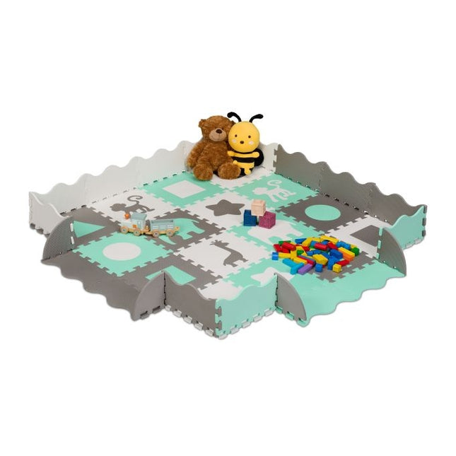 Puzzlematte mit Rand