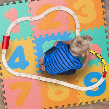 Tapis puzzle avec chiffres