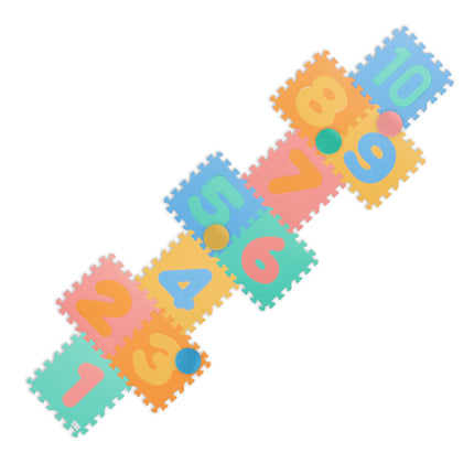 Tapis puzzle avec chiffres