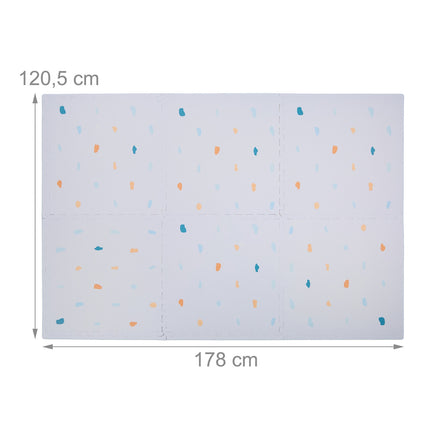 Puzzlematte mit Muster
