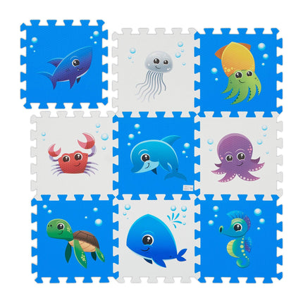 Pěnová podložka puzzle s mořskými zvířaty
