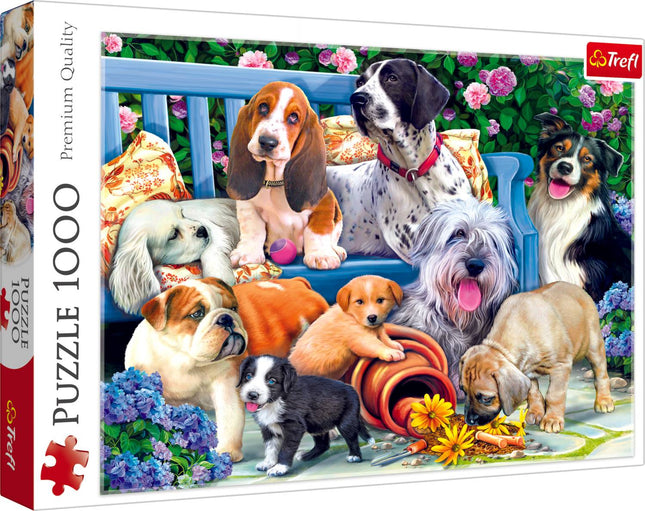 Kinderpuzzles, 1000 Teile, Welpen-Motiv