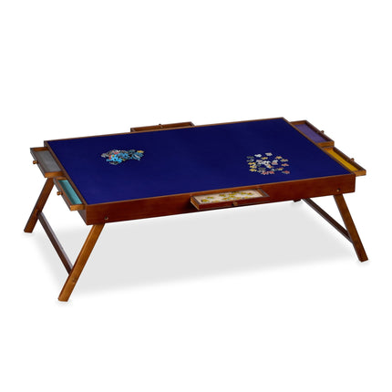 Puzzle table with 6 drawers