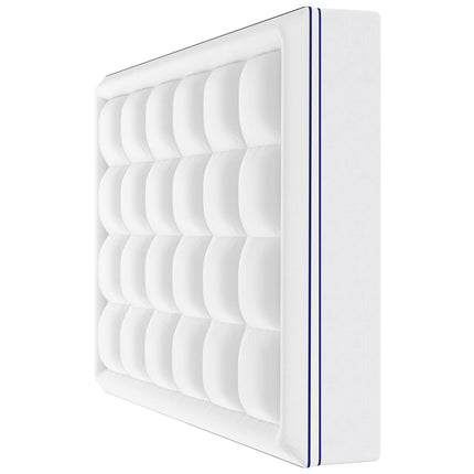 Queen Mattress Topper, Fiber Fill, 60 x 80 in, 1 in Thick, Washable