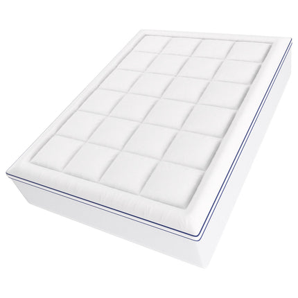 Queen Memory Foam Mattress Topper 3 in, 60 x 80 in, Cooling Gel