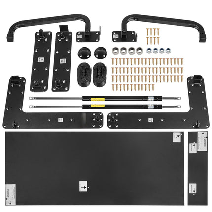 Queen Vertical Murphy Bed Hardware Kit, Gas Strut DIY