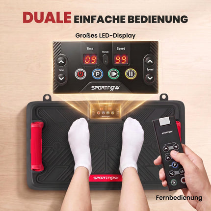 Quiet Vibration Plate with Adjustable Handles & Seat