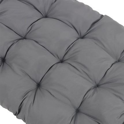Quilted Garden Bench Cushion with Ties, Thick Padding