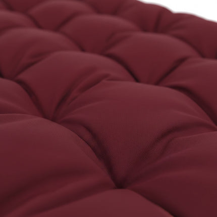 Quilted Garden Bench Cushion with Ties, Thick Padding
