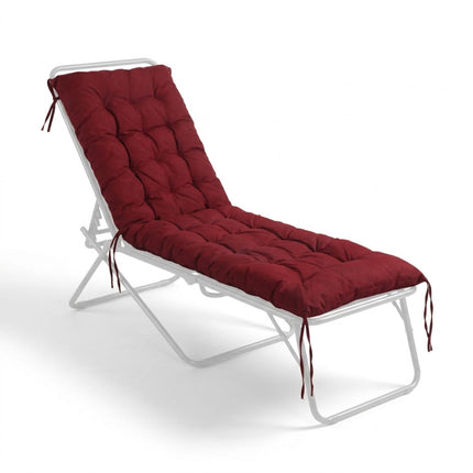 Quilted Garden Bench Cushion with Ties, Thick Padding