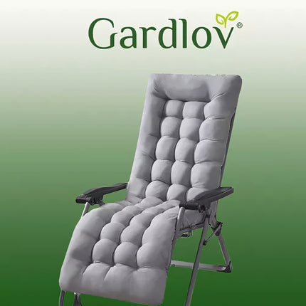 Steppauflage für Gartenliege grau 23490