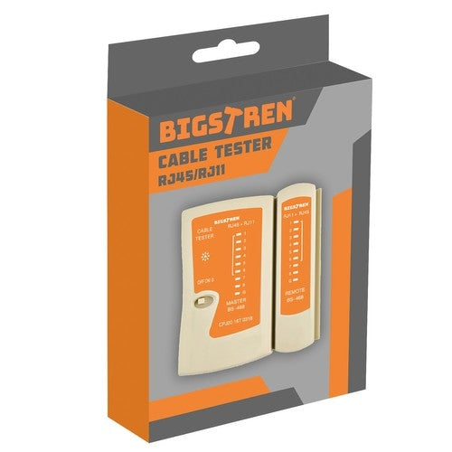 RJ45/RJ11-Kabeltester Bigstren 22166