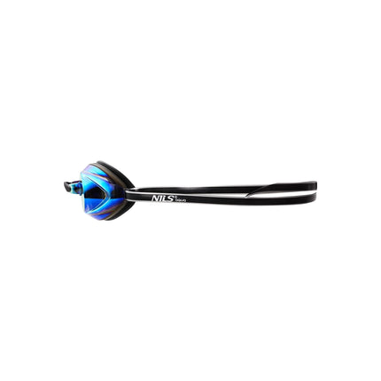 Racing Swimming Goggles, Black/Rainbow, Anti-Fog