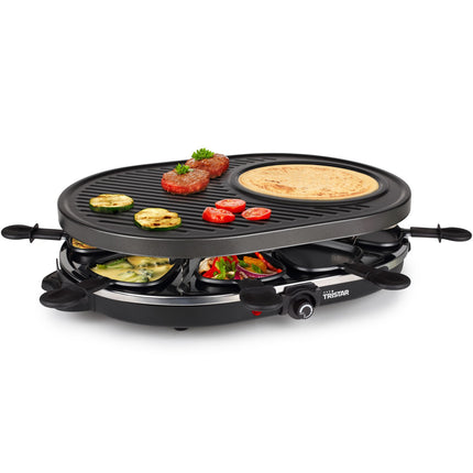 Raclette - 5 en 1 RA-2996 jusqu'à 8 personnes.