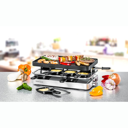 Raclette gril RC 1400 37X23cm 8 lopatek xxl kabel