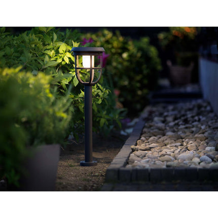 Radii zahradní lampa solární ultra účinná LED 250lm černá
