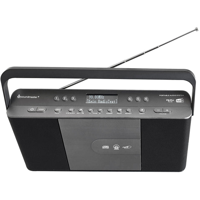 Radio Quick Select CD Portable RCD1870SW Schwarz/Silbergrau