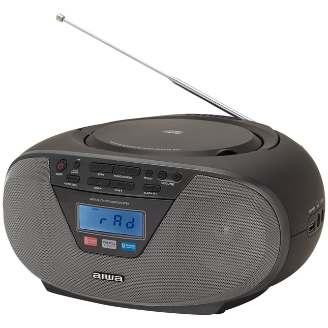 Radio mit CD-Player und Bluetooth Schwarz