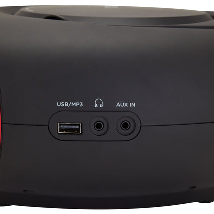 Radio mit CD-Player und Bluetooth Rot