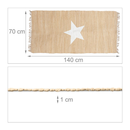 Flickenteppich Motiv Stern