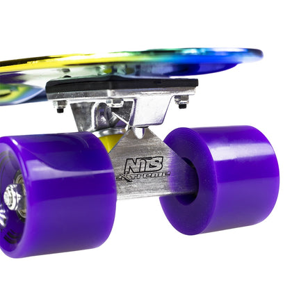 Rainbow Electrostyle Pennyboard – Durable Skateboard