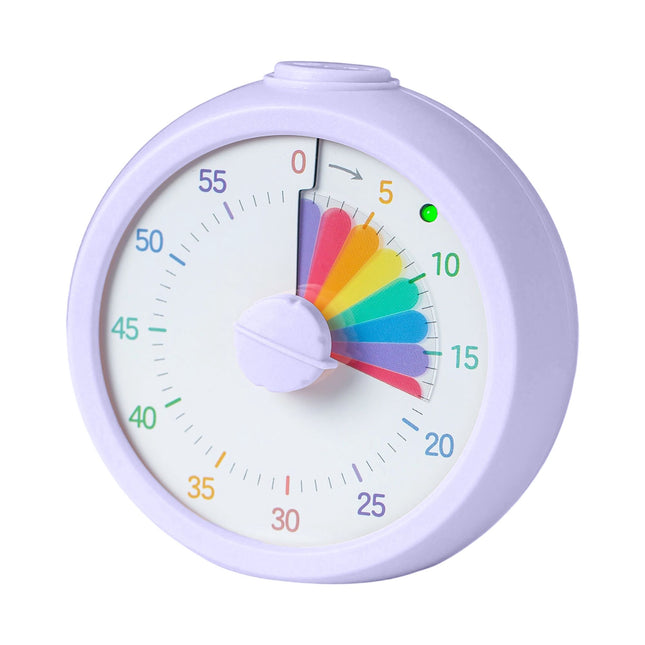 Regenbogen-Timer für Kinder und Erwachsene, 60-Minuten-Countdown