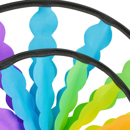 Rainbow wind wheels set of 2
