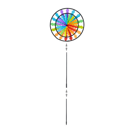 Rainbow wind wheels set of 2