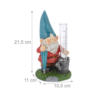 Nain de jardin pluviomètre