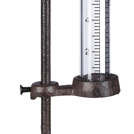 Rain gauge rooster