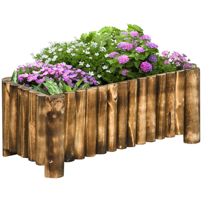 Gartenbeet Hochbeet Fichte 78x35x30cm für Kräuter & Gemüse