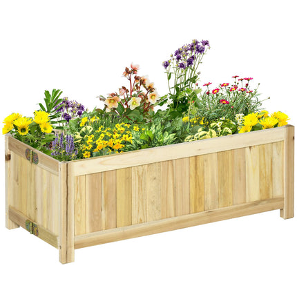 Klappbares Hochbeet aus Fichtenholz, 70x30x25cm