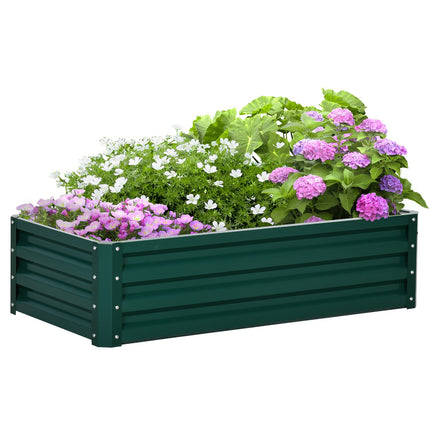 Garden bed in steel, rust-protected, 120 x 60 x 30.5 cm