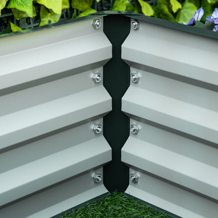 Garden bed in steel, rust-protected, 120 x 60 x 30.5 cm