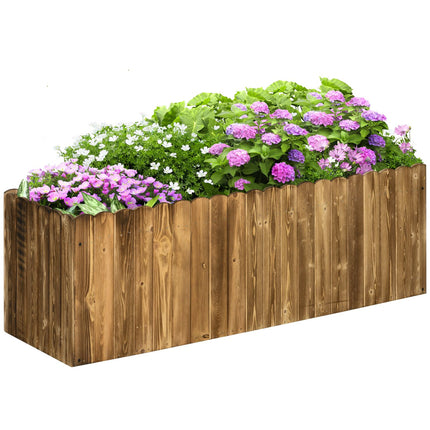 Granwood Hochbeet für Kräuter, Gemüse, Blumen - 120 x 40 x 40 cm