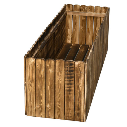 Granwood Hochbeet für Kräuter, Gemüse, Blumen - 120 x 40 x 40 cm