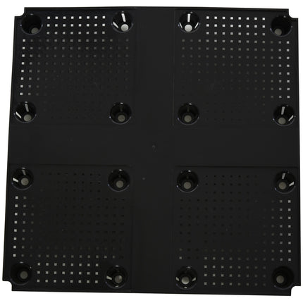 Hochbeet-Topf mit Drainage, Rattan-Optik, 40x40x44 cm