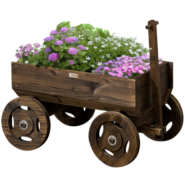 Hölzerner Blumenkasten – 120x53x55 cm, Fassungsvermögen 50 kg