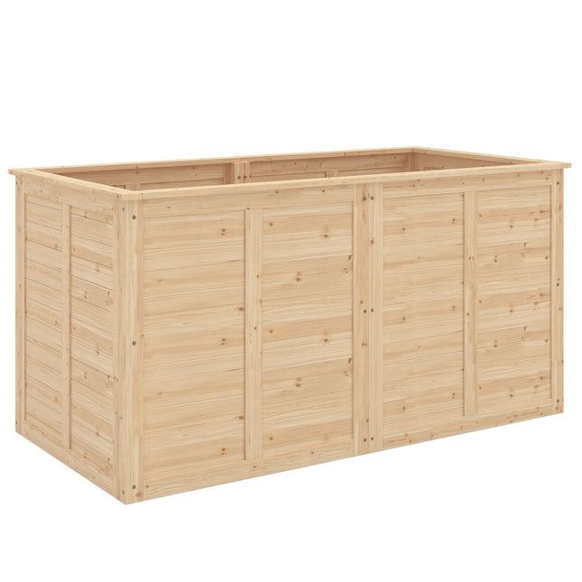 Hochbeet aus Holz, 152x77x77 cm, offener Boden