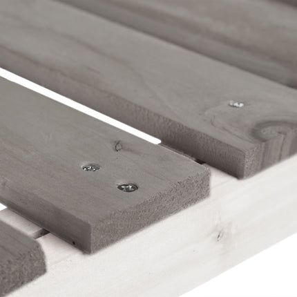 Erhöhtes Pflanzgefäß aus Holz mit herausnehmbarer Einlage