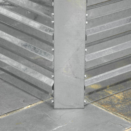 Stahlhochbeet - 180x90x60 cm, perfekt für Gemüse