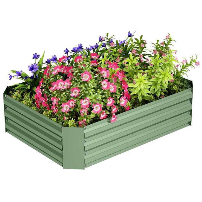 Stahl-Gartenbeet, stapelbar, 120x90x30 cm